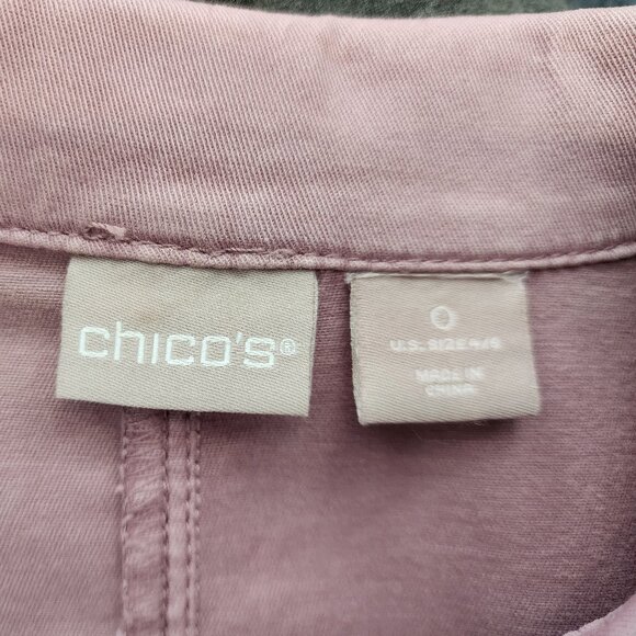 Chico's Twill Jacket, Like New - Picture 6 of 7
